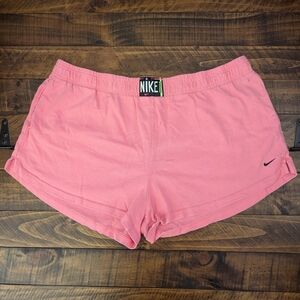Nike High Rise Washed Athletic Running Shorts CZ9856-675 Sunset Pink Women's XL